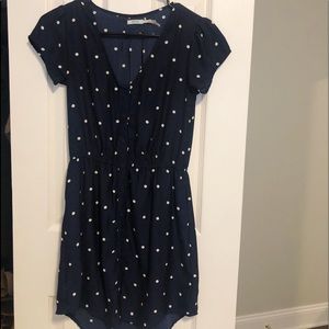 Kimchi Blue Button-Up Polka Dot Dress